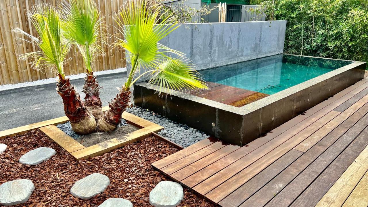 La Villa Canopee - Piscine Chauffee-Fibre-Clim-Jacuzzi Гюжан-Местрас Екстер'єр фото