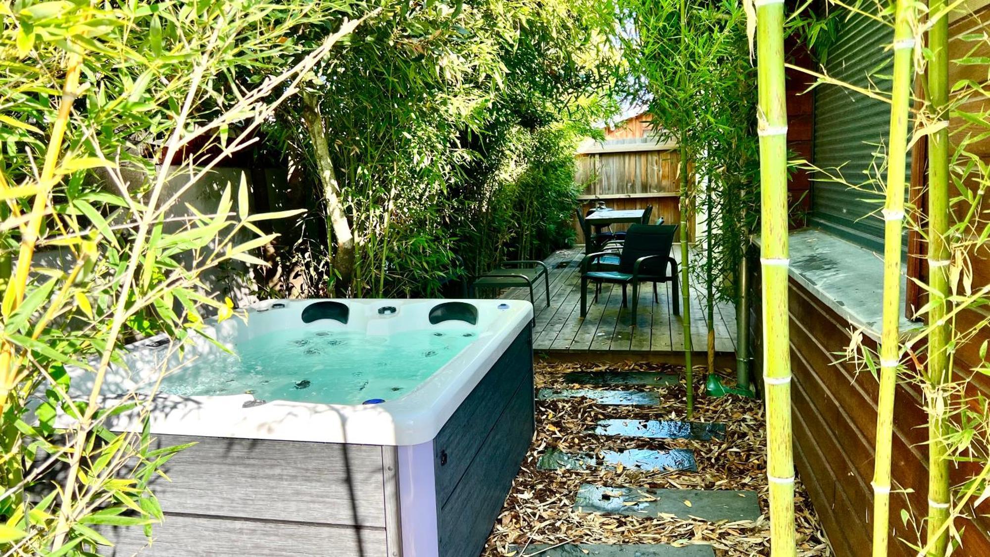 La Villa Canopee - Piscine Chauffee-Fibre-Clim-Jacuzzi Гюжан-Местрас Екстер'єр фото
