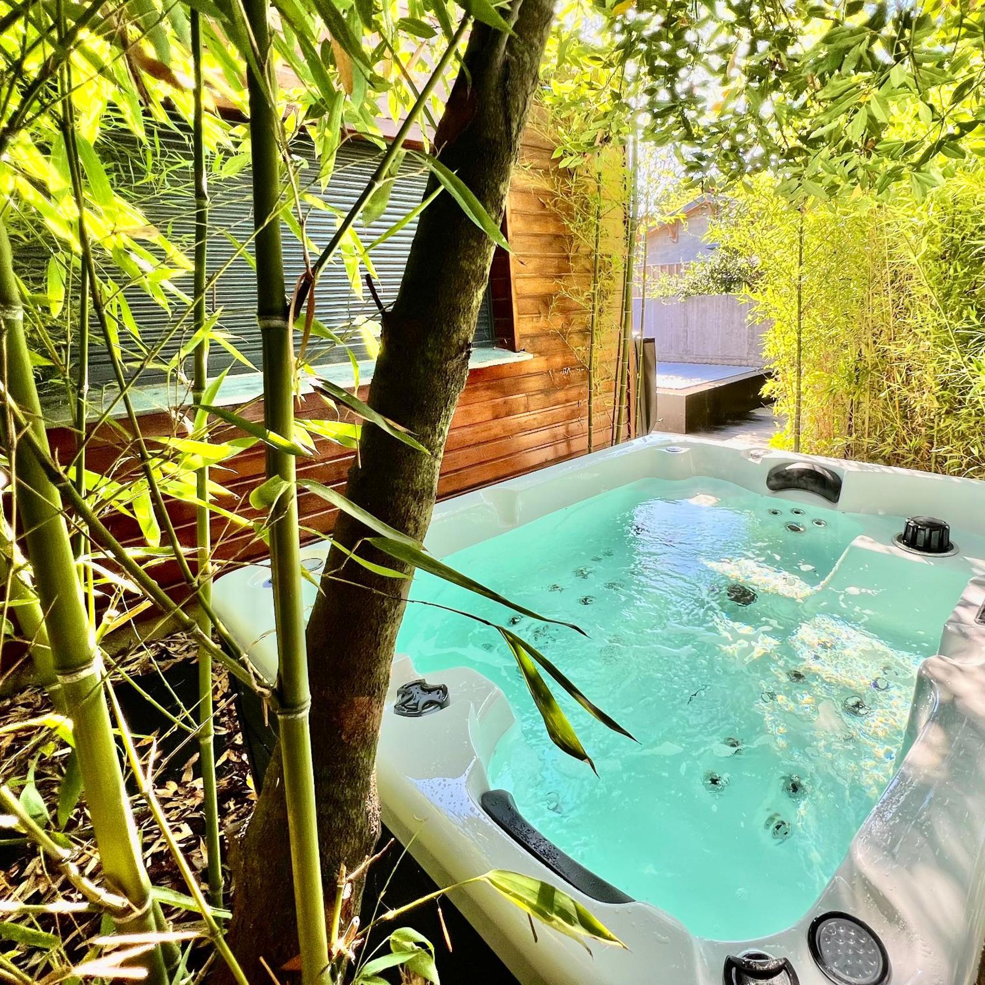La Villa Canopee - Piscine Chauffee-Fibre-Clim-Jacuzzi Гюжан-Местрас Екстер'єр фото